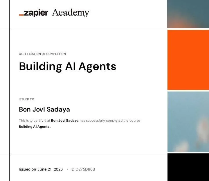 Zapier Academy — Building AI Agents